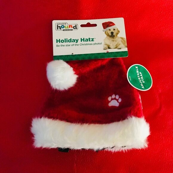 Outward hound Holiday Hatz Christmas Red /White Size : S - Picture 2 of 6